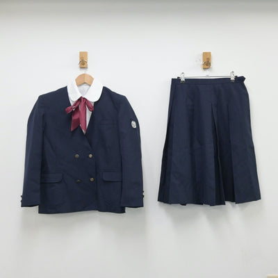 【中古】埼玉県 埼玉県白岡市立白岡中学校 女子制服 4点（ブレザー・シャツ・スカート）sf014210