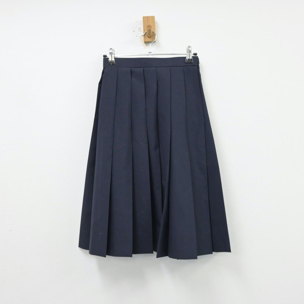 【中古】熊本県 熊本市立必由館高等学校 女子制服 2点（シャツ・スカート）sf014216