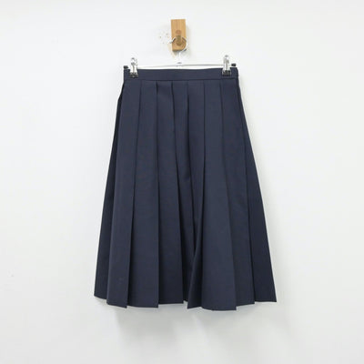 【中古】熊本県 熊本市立必由館高等学校 女子制服 2点（シャツ・スカート）sf014216