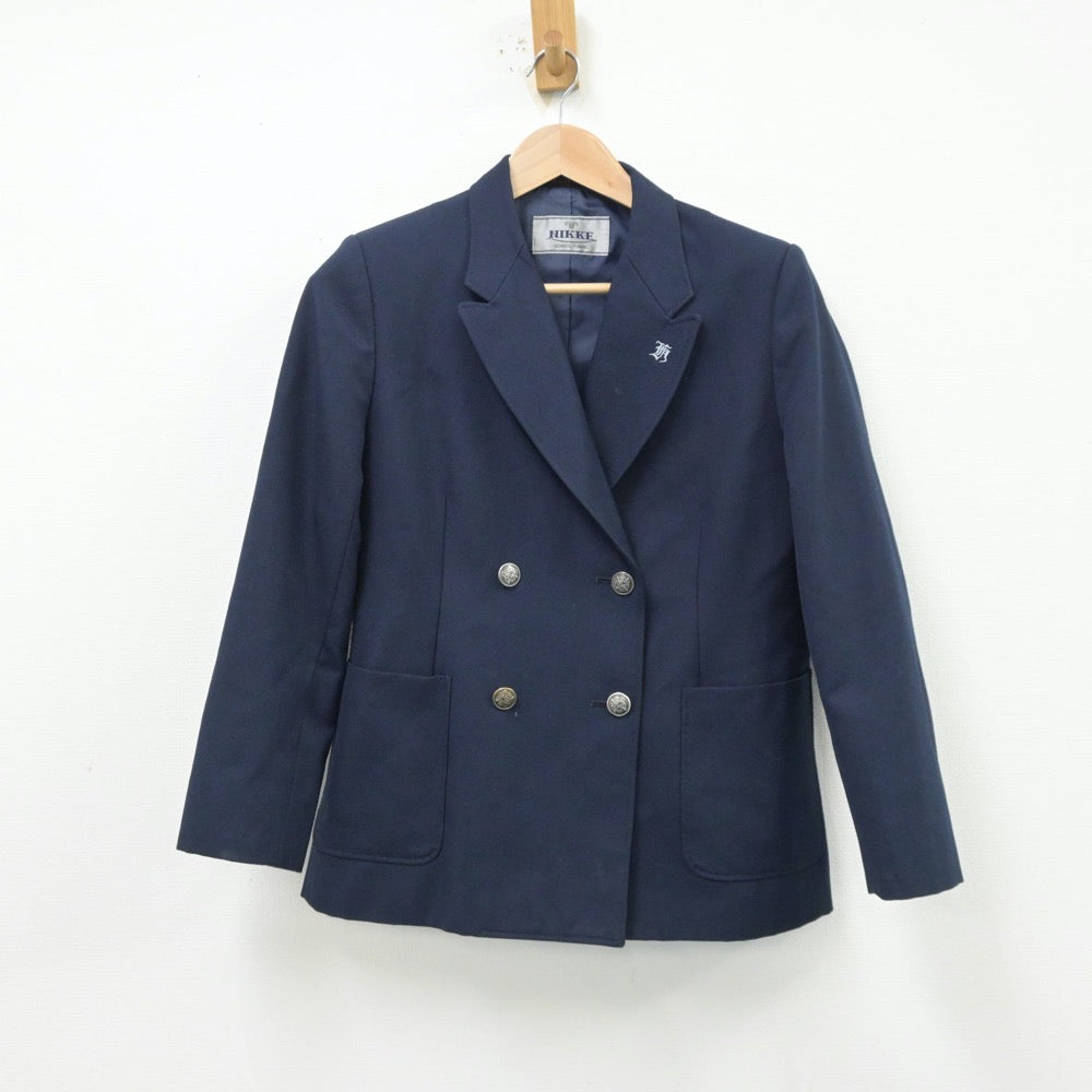 中古制服】佐賀県 佐賀市立城北中学校 女子制服 3点（ブレザー