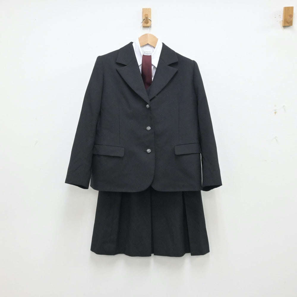 【中古】京都府 京都芸術高等学校 女子制服 5点（ブレザー・シャツ・ベスト・スカート）sf014227