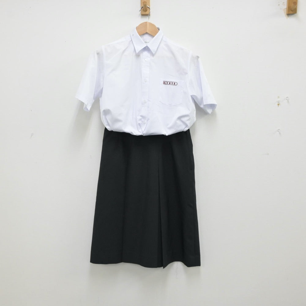 【中古】京都府 京都芸術高等学校 女子制服 2点（シャツ・スカート）sf014228