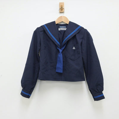 【中古】三重県 名張市立名張中学校 女子制服 4点（セーラー服・スカート・スカート）sf014232