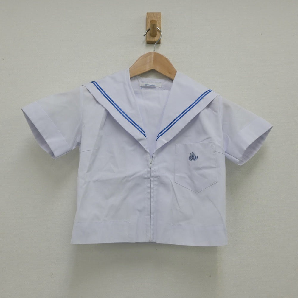 【中古】三重県 名張市立名張中学校 女子制服 4点（セーラー服・スカート）sf014233