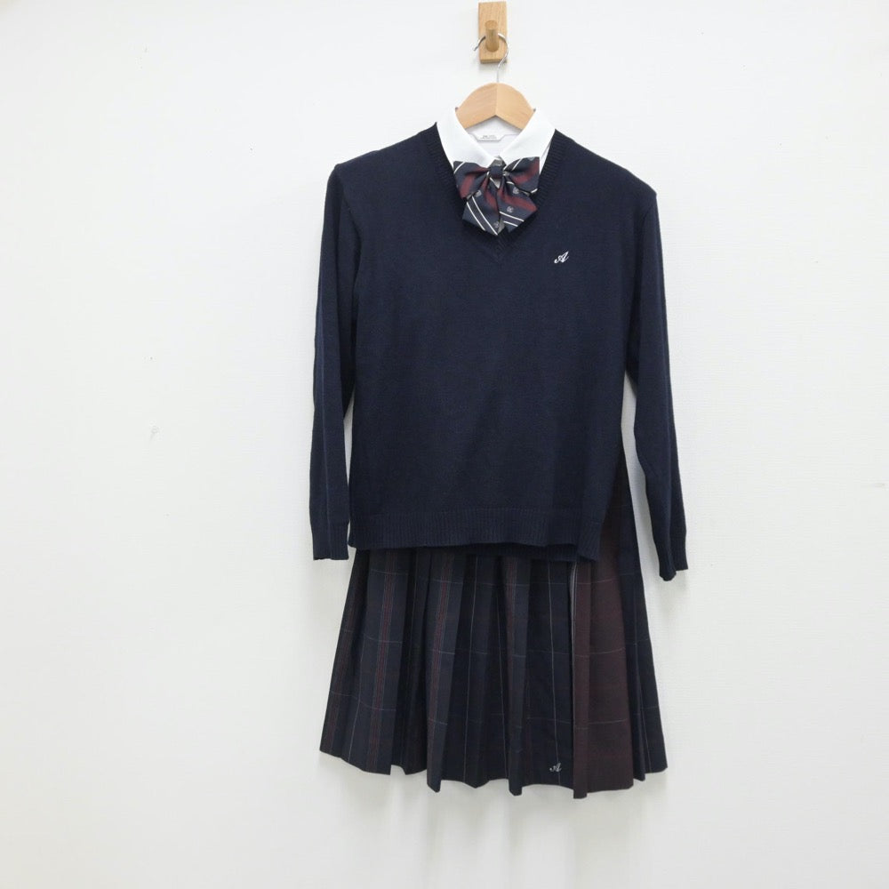 中古制服】三重県 三重県立あけぼの学園高等学校 女子制服 5点（ブレザー・シャツ・ニット・スカート）sf014235【リサイクル学生服】 | 中古制服 通販パレイド