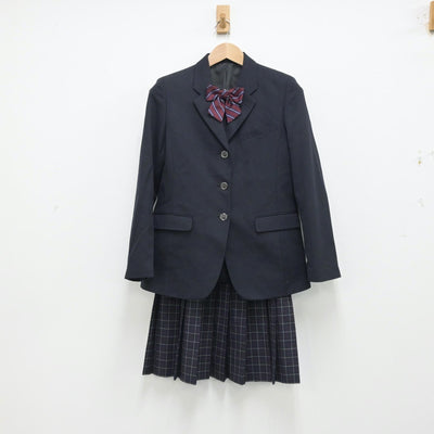 【中古】東京都 江戸川区立ニノ江中学校 女子制服 3点（ブレザー・スカート）sf014237