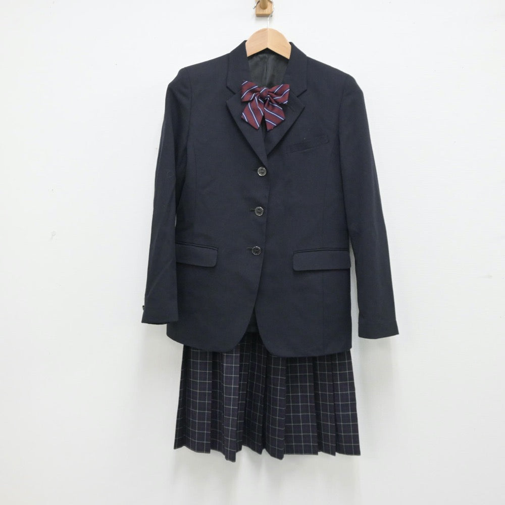 【中古】東京都 江戸川区立ニノ江中学校 女子制服 3点（ブレザー・スカート）sf014238