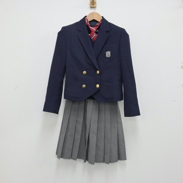 【中古制服】広島県 近畿大学附属中学校高等学校東広島校 女子制服 4点（ブレザー・ニット・スカート）sf014242【リサイクル学生服】 |  中古制服通販パレイド