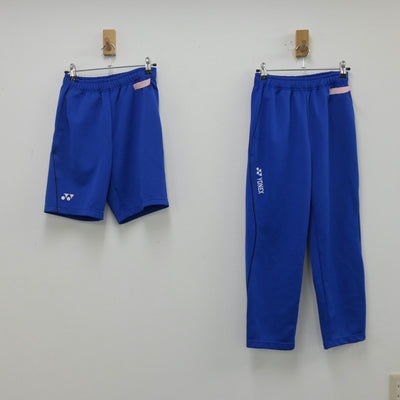 【中古】広島県 近畿大学附属中学校高等学校東広島校 女子制服 4点（ジャージ 上下・体操服 上・体操服 下）sf014244