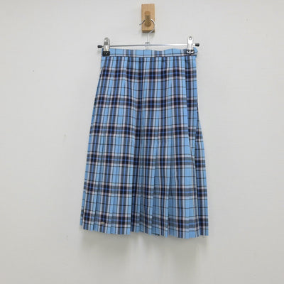 【中古】広島県 クラーク記念国際高等学校広島キャンパス 女子制服 5点（シャツ・ニットベスト・スカート）sf014250