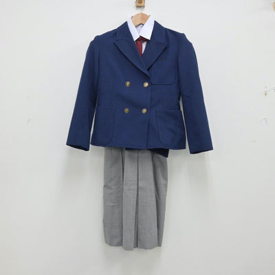 【中古】兵庫県 神戸市立本山南中学校 女子制服 5点（ブレザー・シャツ・ニット・スカート）sf014255