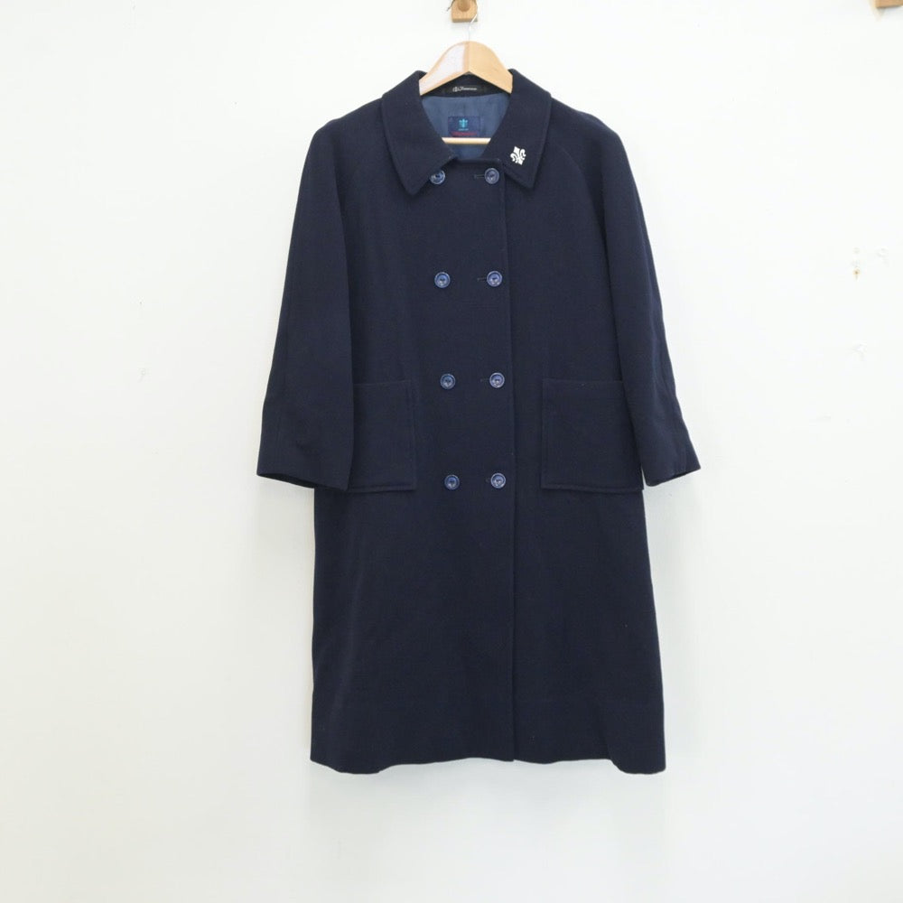 【中古】宮城県 仙台白百合学園中学校 女子制服 1点（コート）sf014257