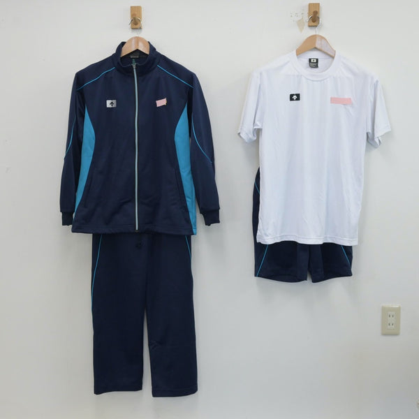 【中古】東京都 三鷹市立第五中学校 女子制服 4点（ジャージ 上・体操服 上・ジャージ 下・体操服 下）sf014283