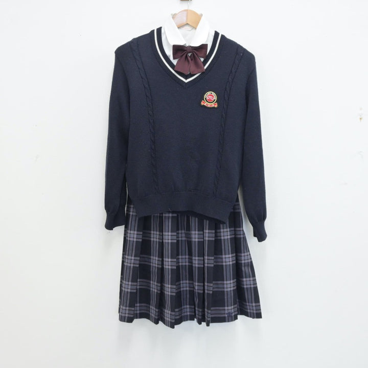 中古制服】兵庫県 兵庫県立明石南高等学校 女子制服 6点（ブレザー・ニット・シャツ・スカート）sf014288【リサイクル学生服】 | 中古制服 通販パレイド