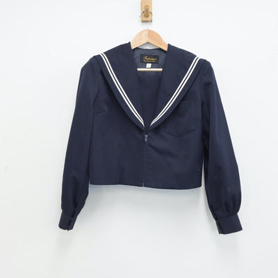 【中古】岐阜県 多治見市立南ケ丘中学校 女子制服 2点（セーラー服）sf014297