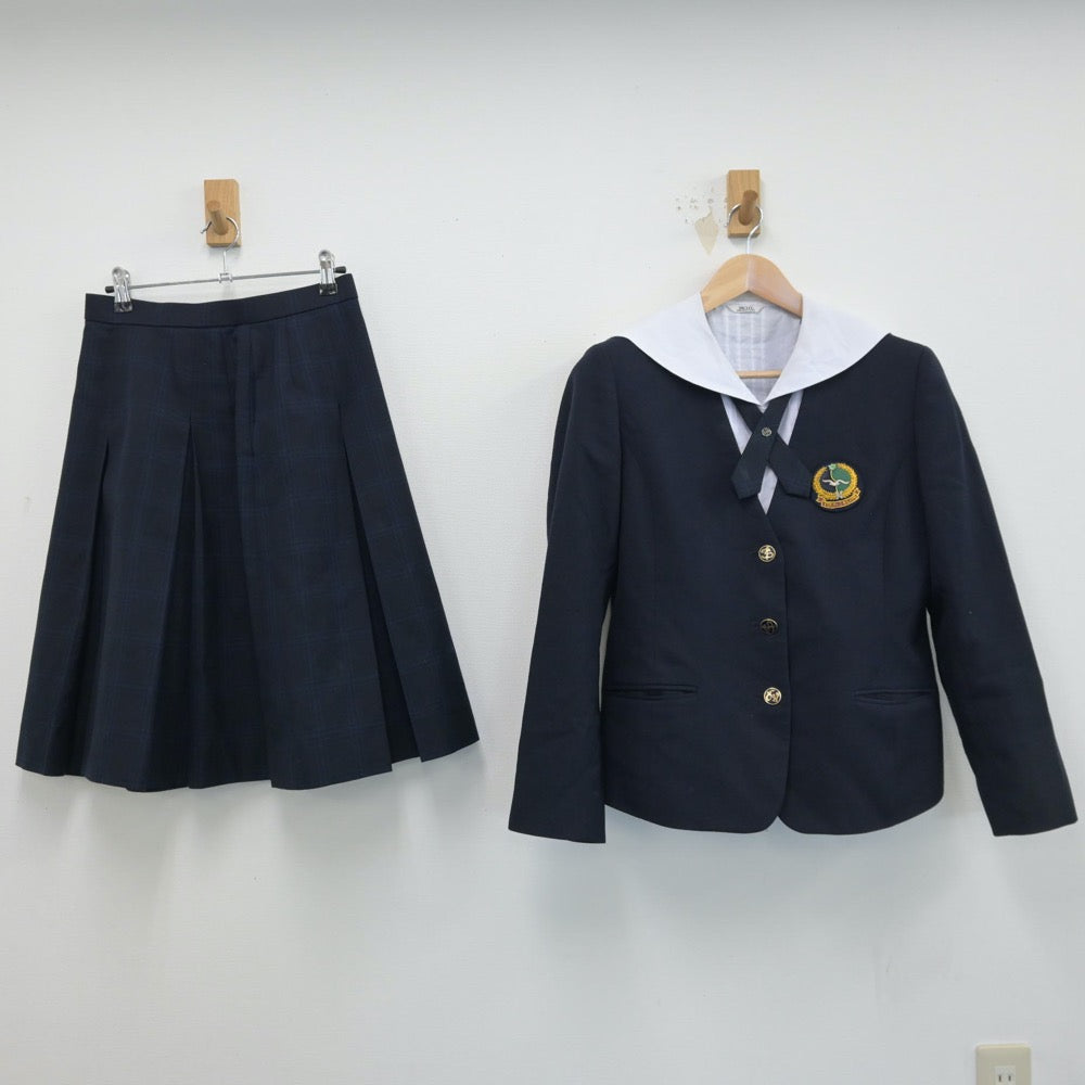 【中古】神奈川県 東海大学附属相模高等学校 女子制服 4点（ブレザー・シャツ・スカート）sf014310