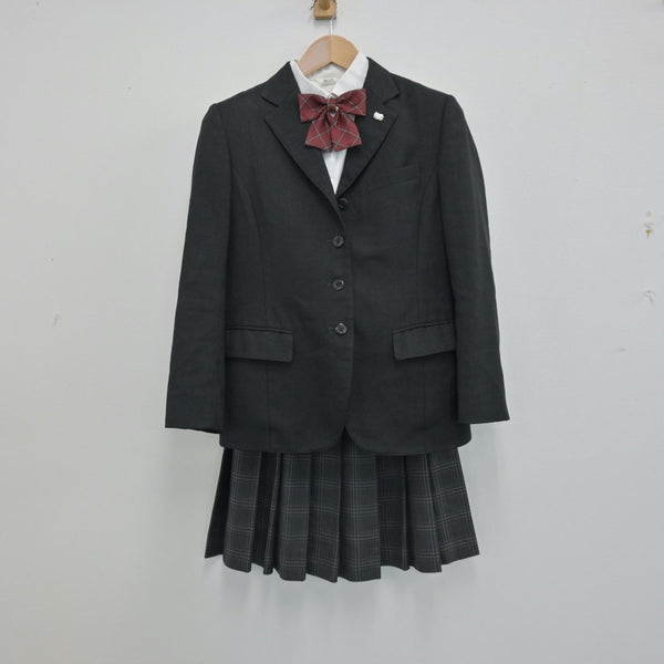 【中古】東京都 広尾学園中学校・高等学校 女子制服 4点（ブレザー・シャツ・スカート）sf014316