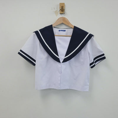 【中古】宮崎県 宮崎県立高鍋高等学校 女子制服 2点（セーラー服）sf014322