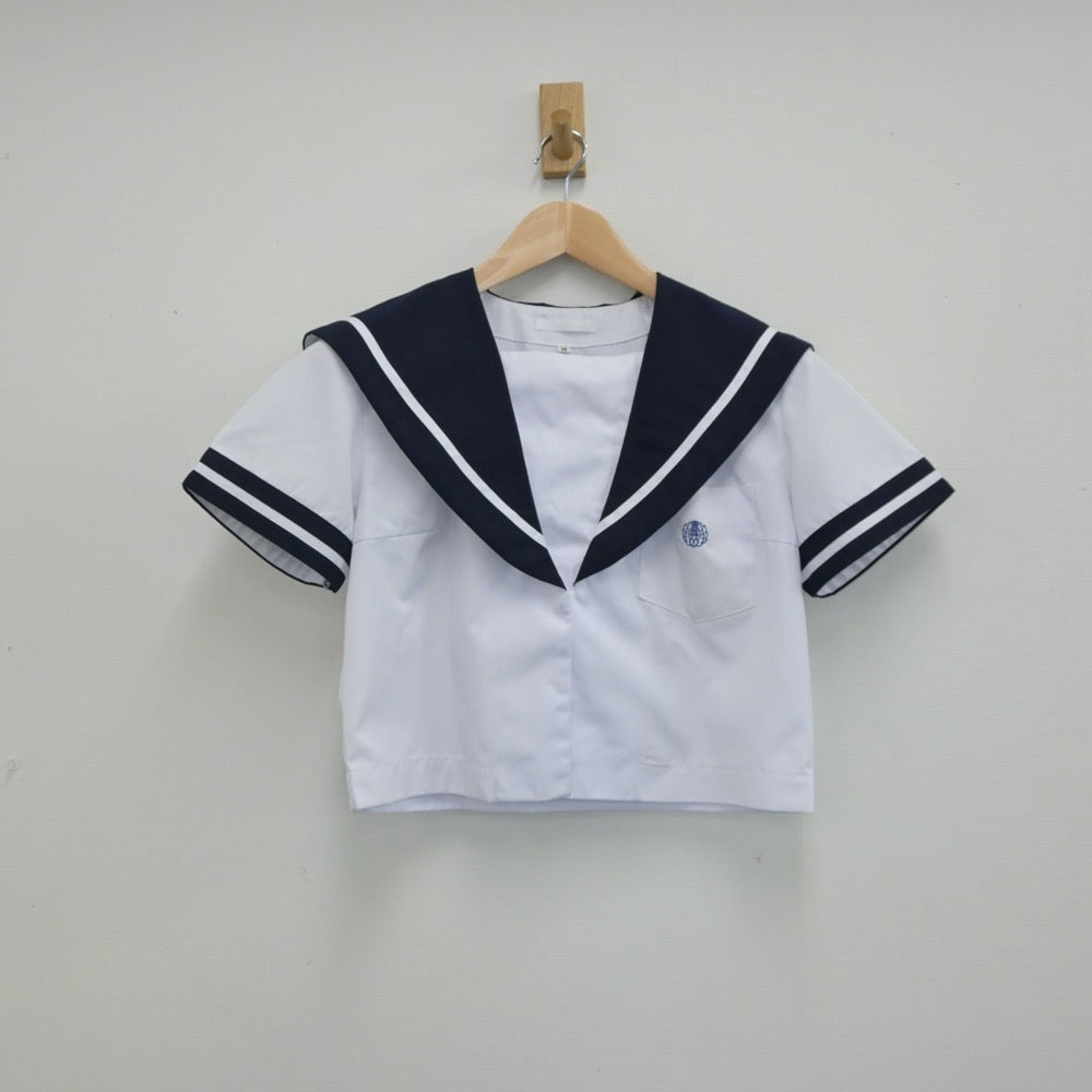 【中古】宮崎県 宮崎県立高鍋高等学校 女子制服 2点（セーラー服）sf014322