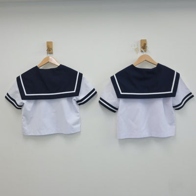 【中古】宮崎県 宮崎県立高鍋高等学校 女子制服 2点（セーラー服）sf014322