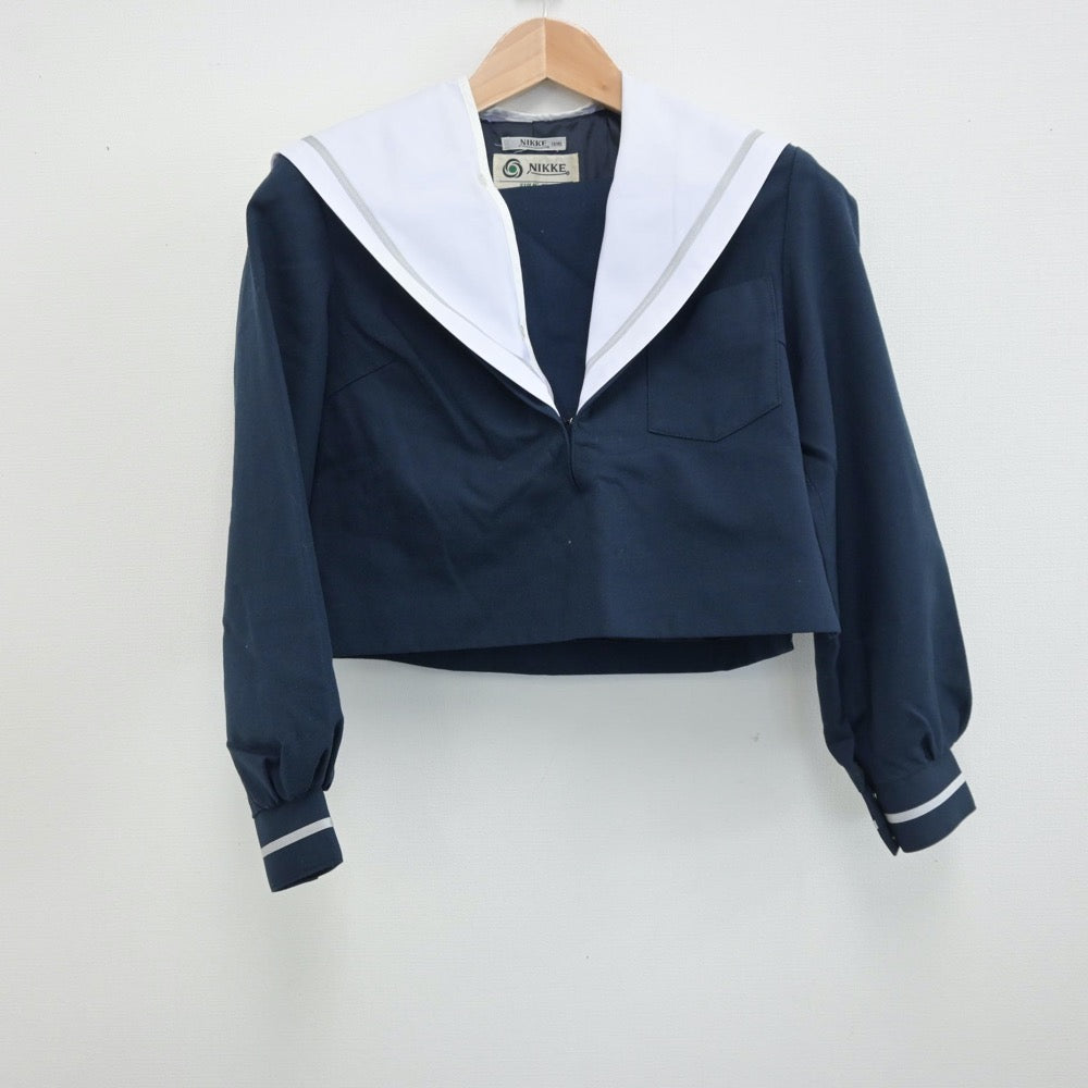 【中古】愛知県 愛知県立西春高等学校 女子制服 3点（セーラー服）sf014331