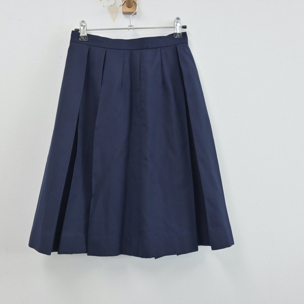 【中古】神奈川県 聖園女学院中学校 女子制服 4点（ブレザー・ベスト・シャツ・スカート）sf014333