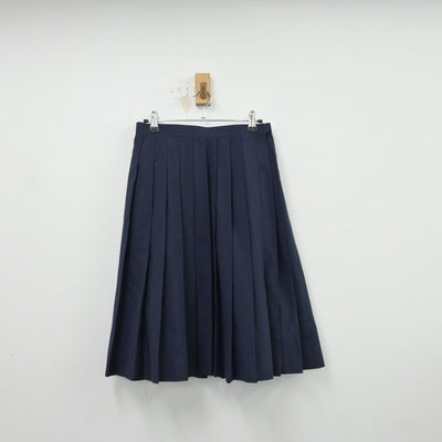 【中古】埼玉県 広島中学校 女子制服 3点（シャツ・ニット・スカート）sf014346