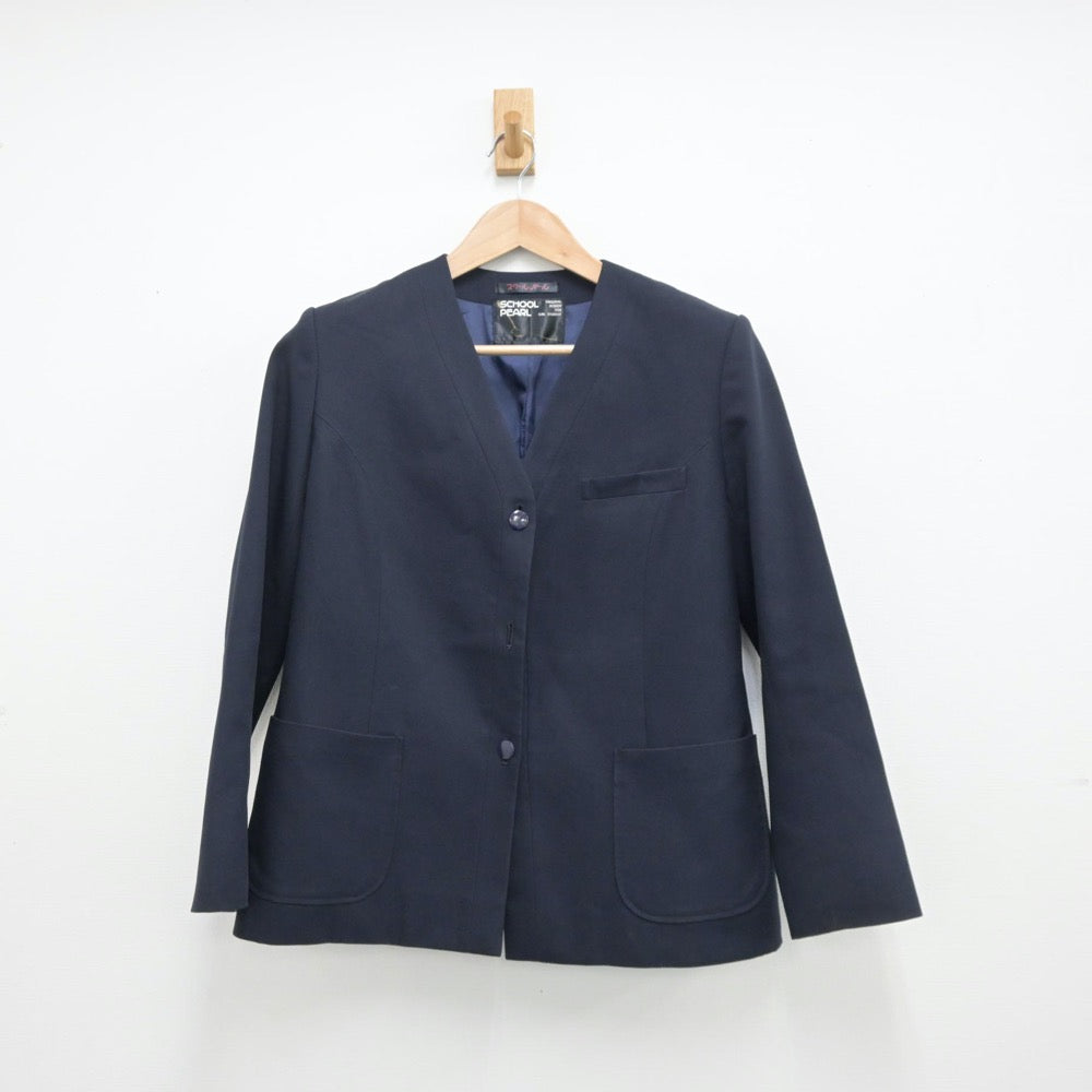 【中古】埼玉県 広島中学校 女子制服 2点（ブレザー・スカート）sf014347