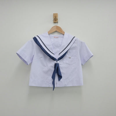 【中古】大阪府 長尾中学校 女子制服 5点（セーラー服・スカート）sf014354