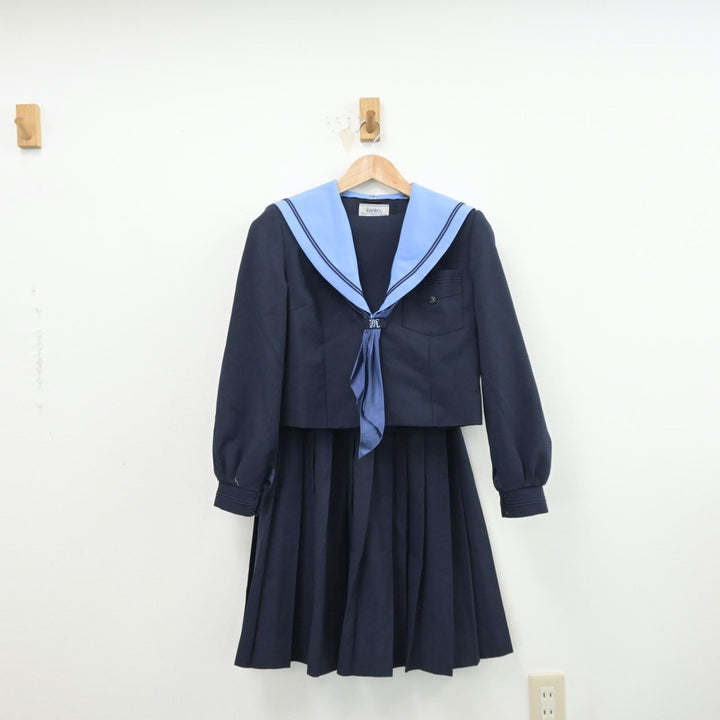 中古制服】大阪府 長尾中学校 女子制服 3点（セーラー服・スカート）sf014355【リサイクル学生服】 | 中古制服通販パレイド