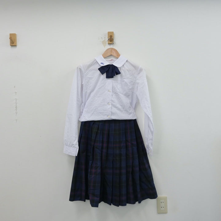 中古制服】熊本県 熊本中央高等学校 女子制服 5点（ブレザー・シャツ・ニット・スカート）sf014363【リサイクル学生服】 | 中古制服通販パレイド