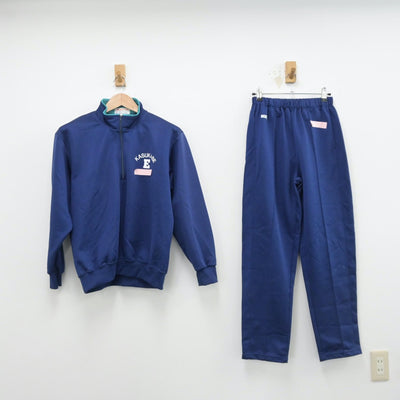 【中古】埼玉県 春日部東高等学校 女子制服 2点（ジャージ 上・ジャージ 下）sf014371