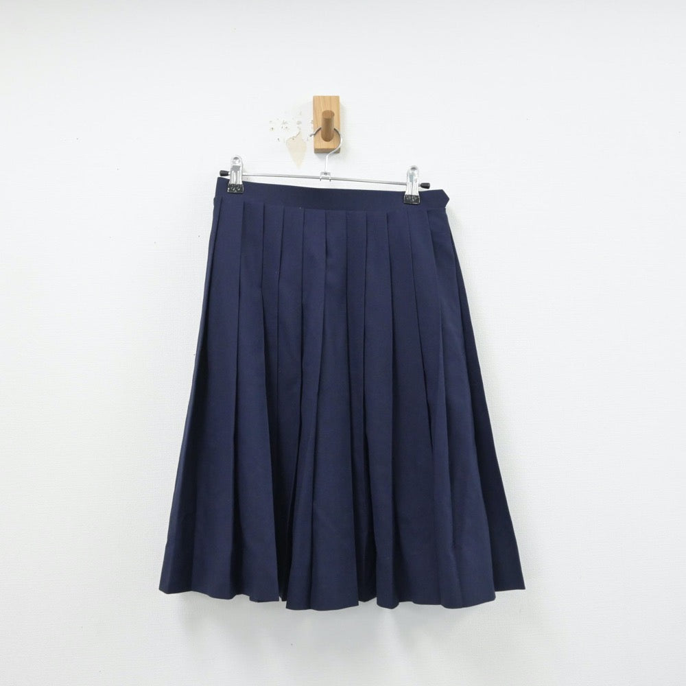 【中古】神奈川県 日本大学高等学校 女子制服 3点（シャツ・ニット・スカート）sf014385