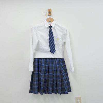 【中古】神奈川県 日本大学高等学校 女子制服 4点（ブレザー・シャツ・スカート）sf014388