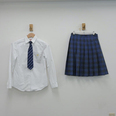 【中古】神奈川県 日本大学高等学校 女子制服 4点（ブレザー・シャツ・スカート）sf014388