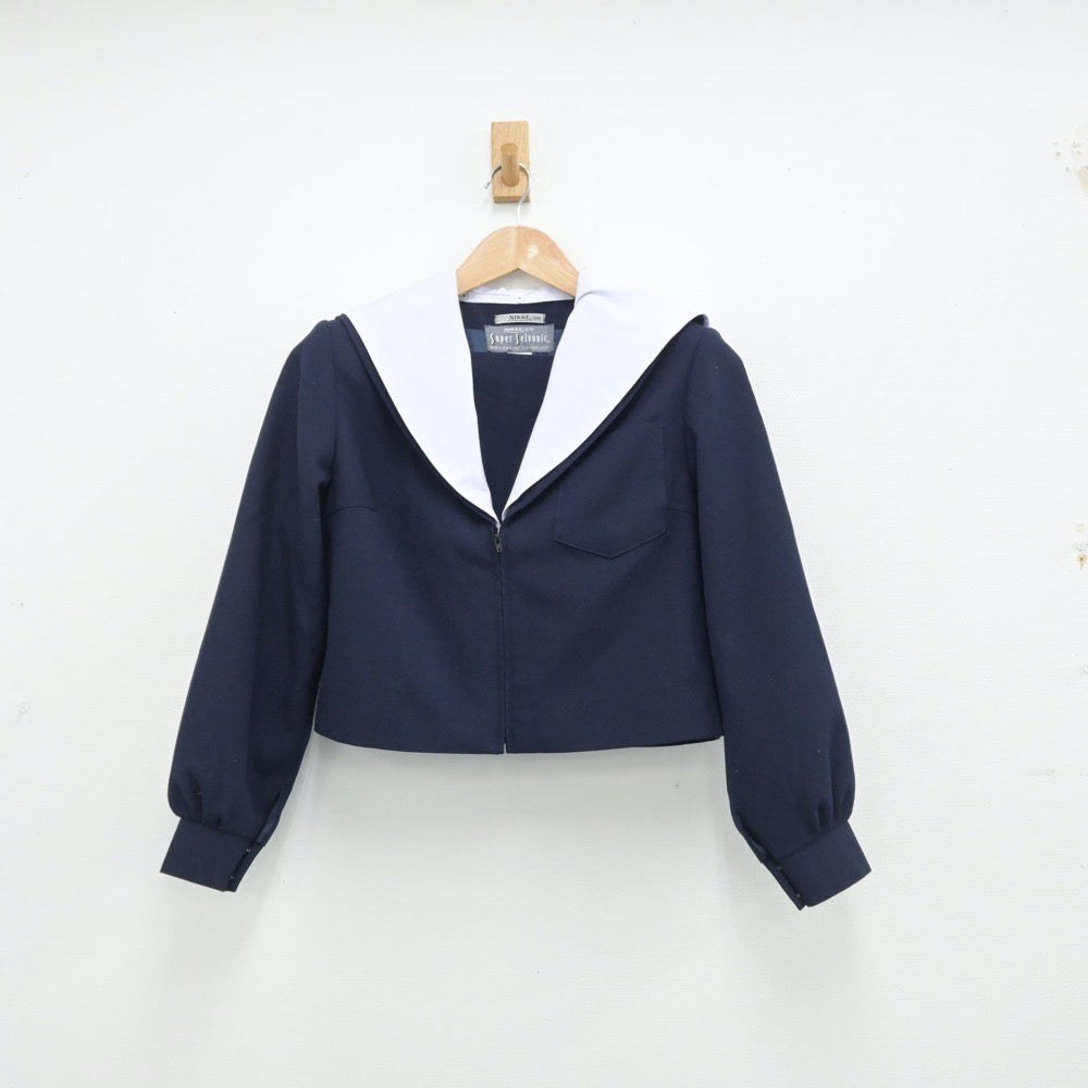 【中古】愛知県 松原中学校 女子制服 2点（セーラー服・スカート）sf014394