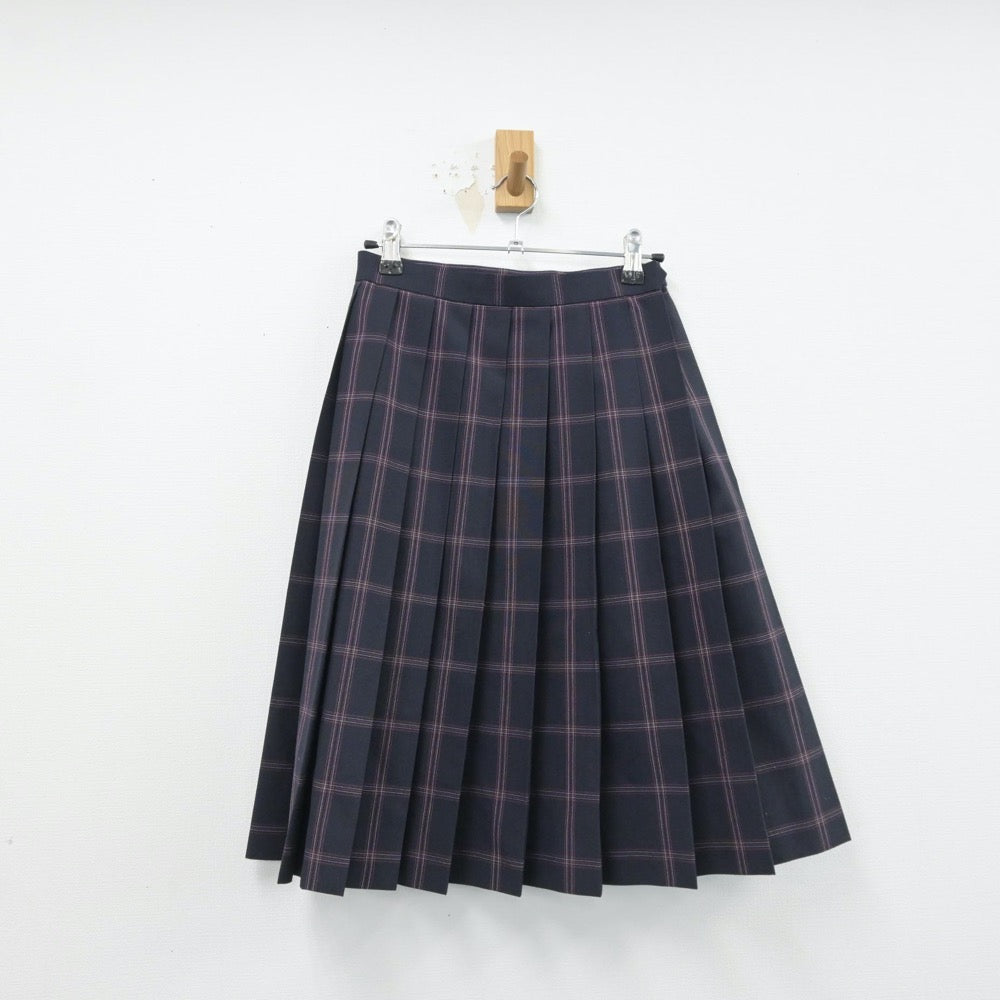 【中古】北海道 札幌東陵高等学校 女子制服 3点（シャツ・ニットベスト・スカート）sf014395