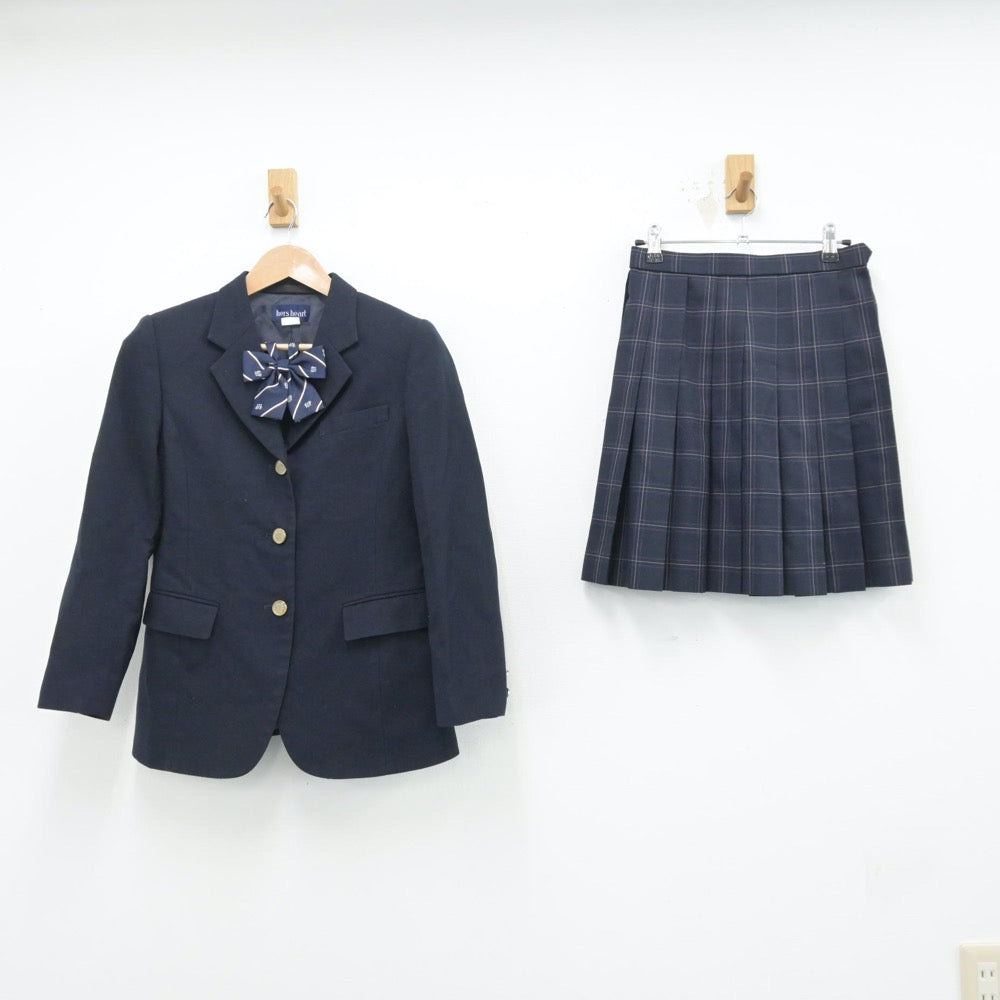 【中古】神奈川県 厚木清南高等学校 女子制服 3点（ブレザー・スカート）sf014398