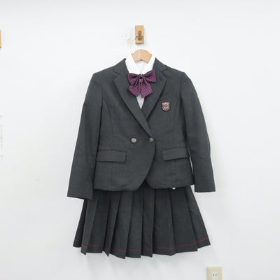 【中古】東京都 桜美林中学校 女子制服 4点（ブレザー・シャツ・スカート）sf014399