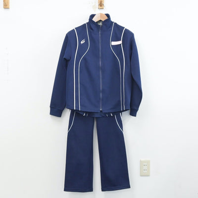 【中古】東京都 立川第五中学校 男子制服 2点（ジャージ 上・ジャージ 下）sf014410