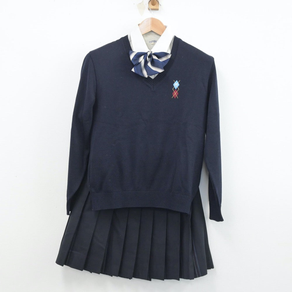 中古制服】東京都 八王子実践中学校・高等学校 女子制服 6点（ブレザー・シャツ・ニット・スカート）sf014414【リサイクル学生服】 | 中古制服 通販パレイド