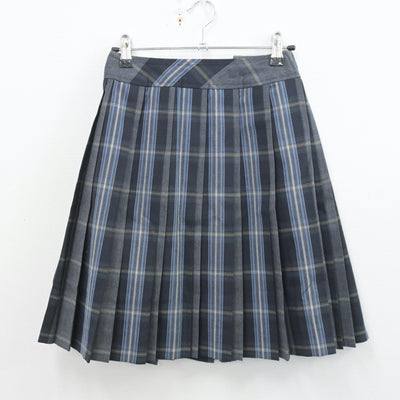 【中古】東京都 八王子実践中学校・高等学校 女子制服 4点（シャツ・ニットベスト・スカート）sf014415