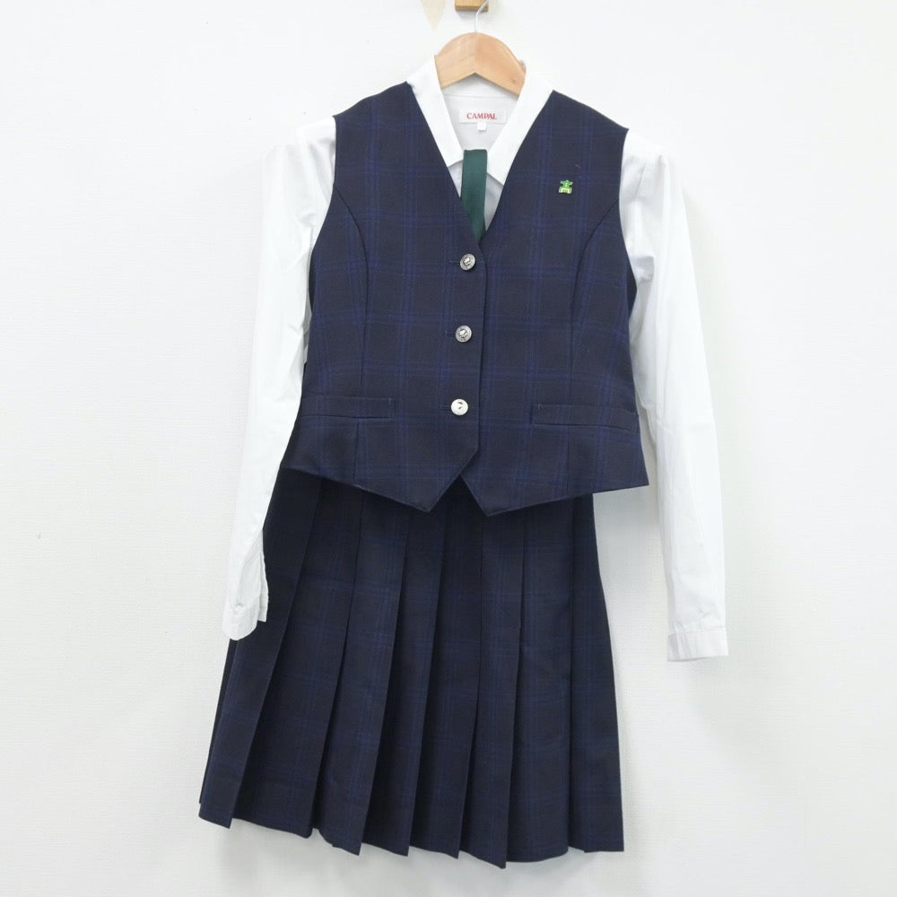 中古制服】北海道 帯広南商業高等学校 女子制服 7点（ブレザー・シャツ・ベスト・スカート）sf014439【リサイクル学生服】 | 中古制服通販パレイド