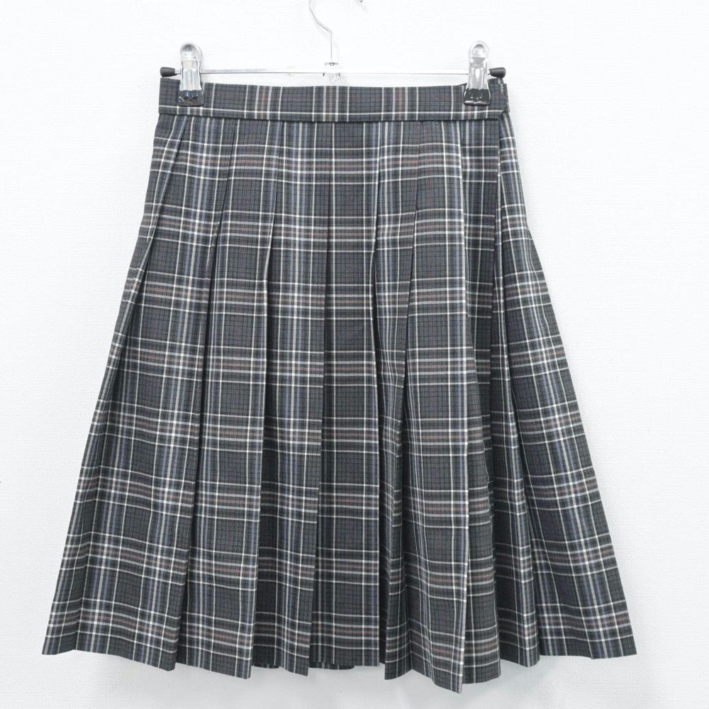 【中古】大阪府 旭高等学校 女子制服 3点（シャツ・ニットベスト・スカート）sf014446