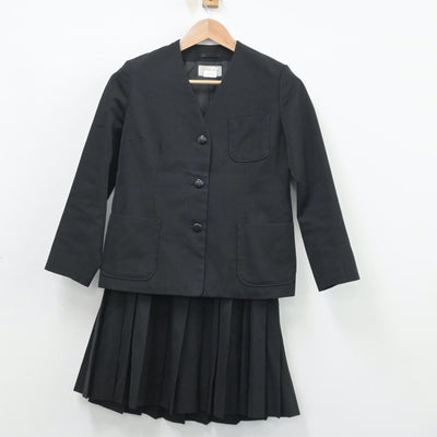 【中古】兵庫県 三原中学校 女子制服 4点（ブレザー・ベスト・スカート）sf014449