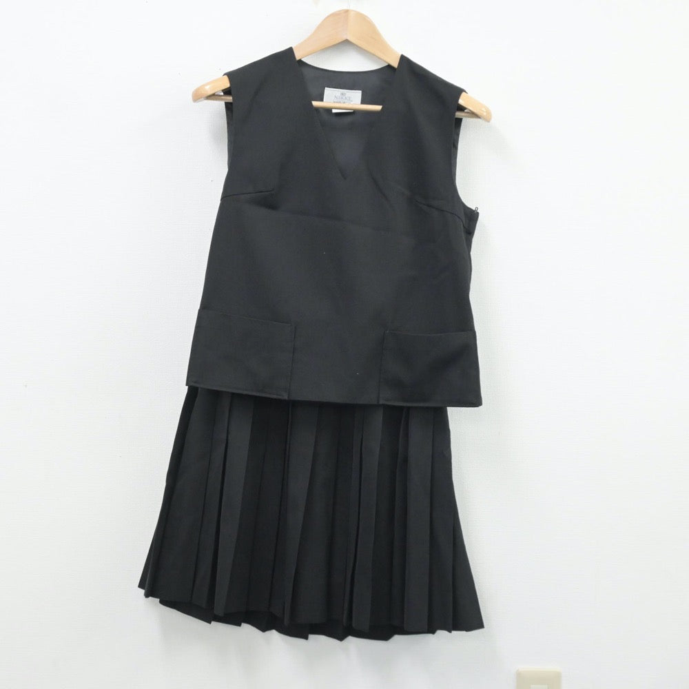 【中古】兵庫県 三原中学校 女子制服 4点（ブレザー・ベスト・スカート）sf014449