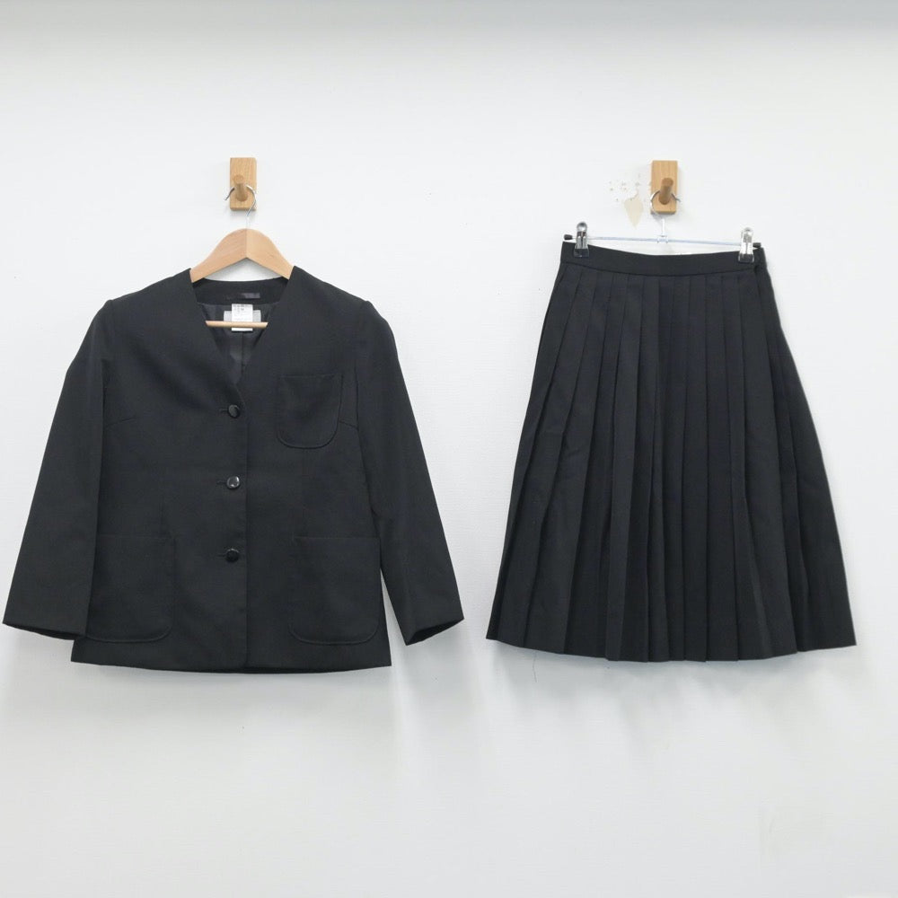 【中古】兵庫県 三原中学校 女子制服 2点（ブレザー・スカート）sf014450