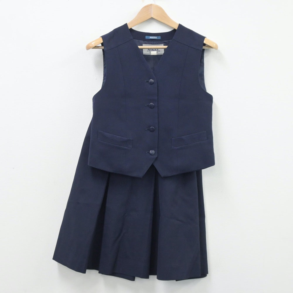 【中古】埼玉県 坂戸西高等学校 女子制服 3点（ブレザー・ベスト・スカート）sf014455