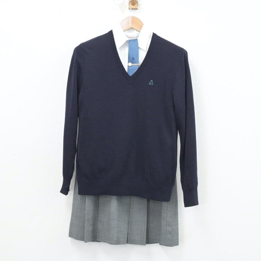 中古制服】大阪府 南高等学校 女子制服 6点（ブレザー・シャツ・ニット・スカート）sf014466【リサイクル学生服】 | 中古制服通販パレイド