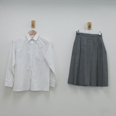 【中古】大阪府 南高等学校 女子制服 6点（ブレザー・シャツ・ニット・スカート）sf014466